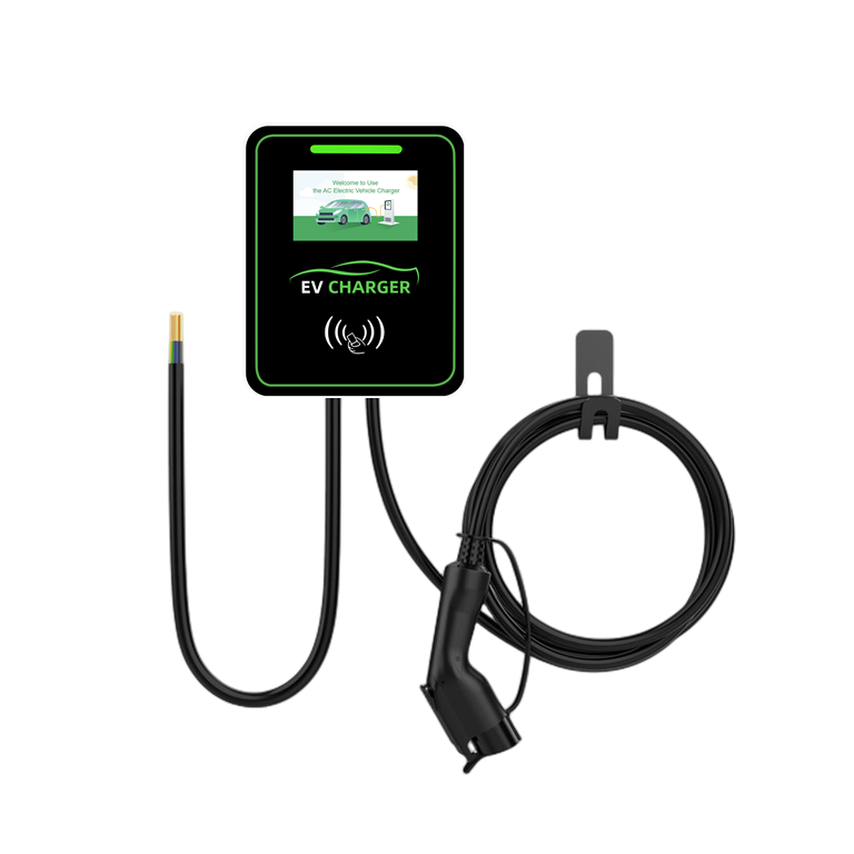 Statie incarcare pentru masina electrica 7kw Wallbox, Screen, Bluetooth & WIFI, RFID Card, APP